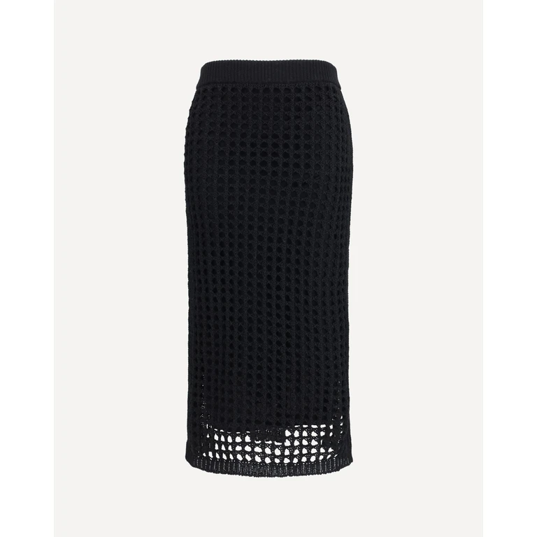 MAX MARA PURE Cotton mesh Skirt Female S