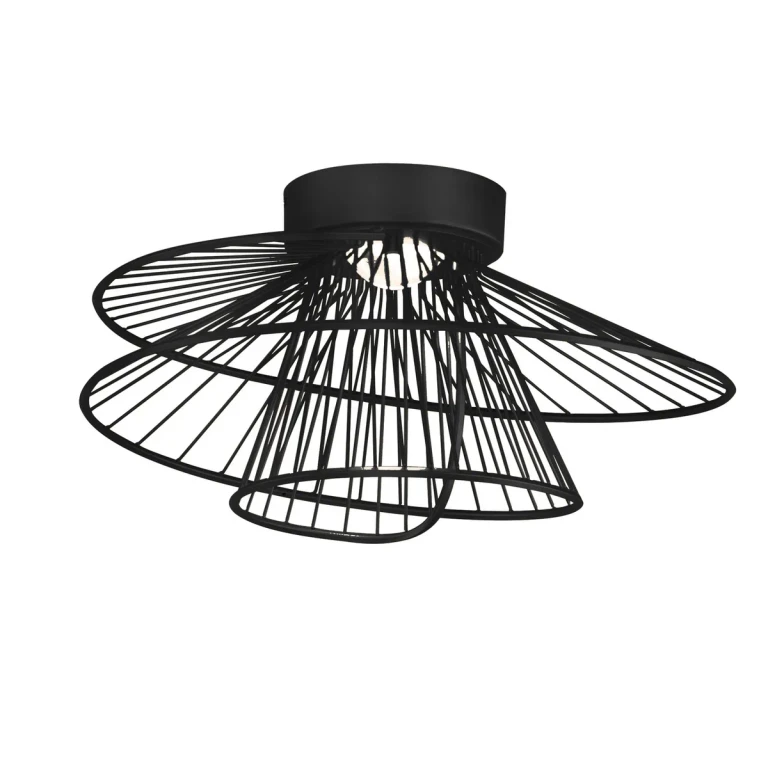 Black LED Flush Mount from the Zeta Collection