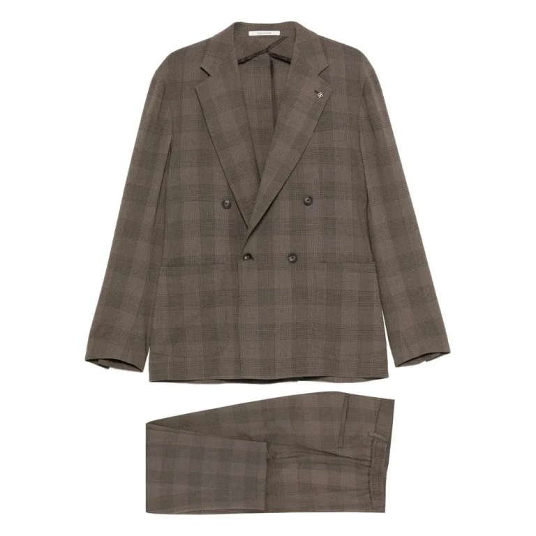Tagliatore geruit double-breasted pak