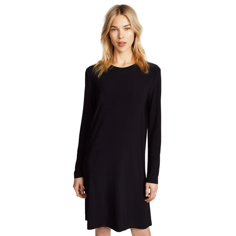Norma Kamali Kamali Kulture Go Crew Neck Dress Black L