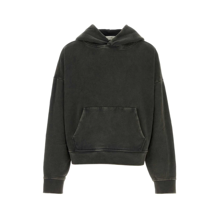 Entire Studios Slate Cotton Oversize Sweatshirt Washedblack Exterior: Felpe - Men