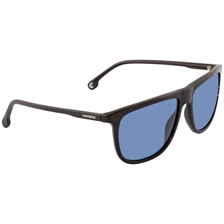 Carrera Blue Rectangular Mens Sunglasses 218/S 0D51 KU 58