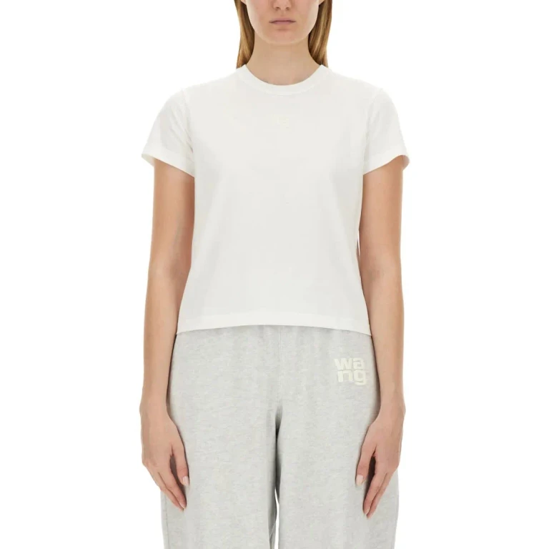 T by Alexander Wang T-shirt With Crumpled Effect