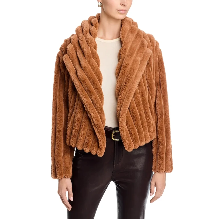 Blanknyc Quilted Faux Fur Coat