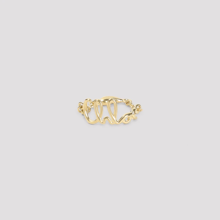 Chloé Ring Metallic Brass Jewellery - Women