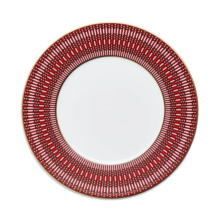 Baccarat Arcadia Red Dinner Plates, Set of 2