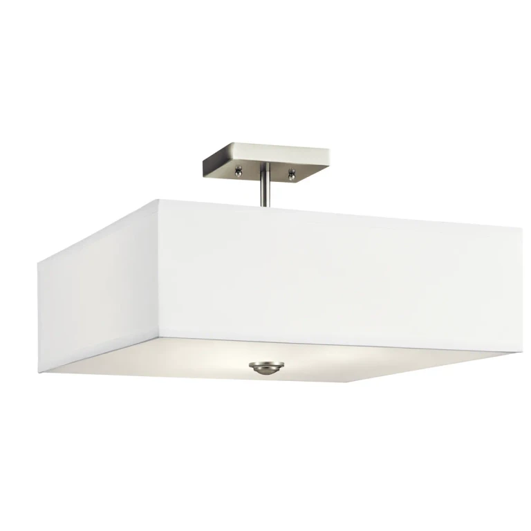 Shailene Semi Flush 3-Light in Brushed Nickel