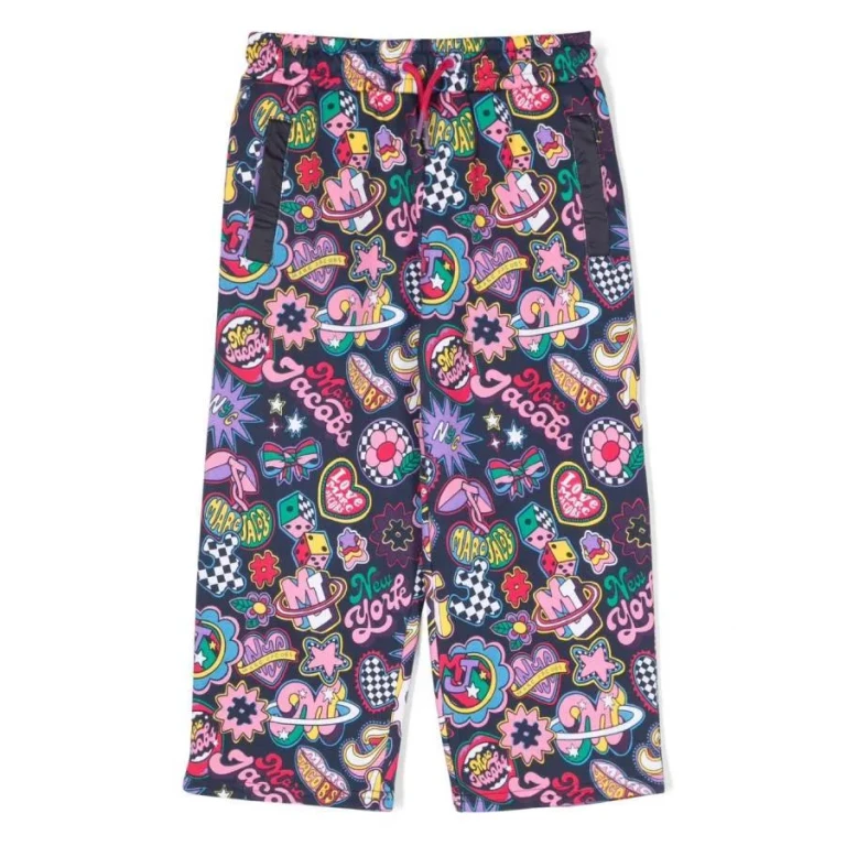 Little Marc Jacobs Kids Patches Print Pants