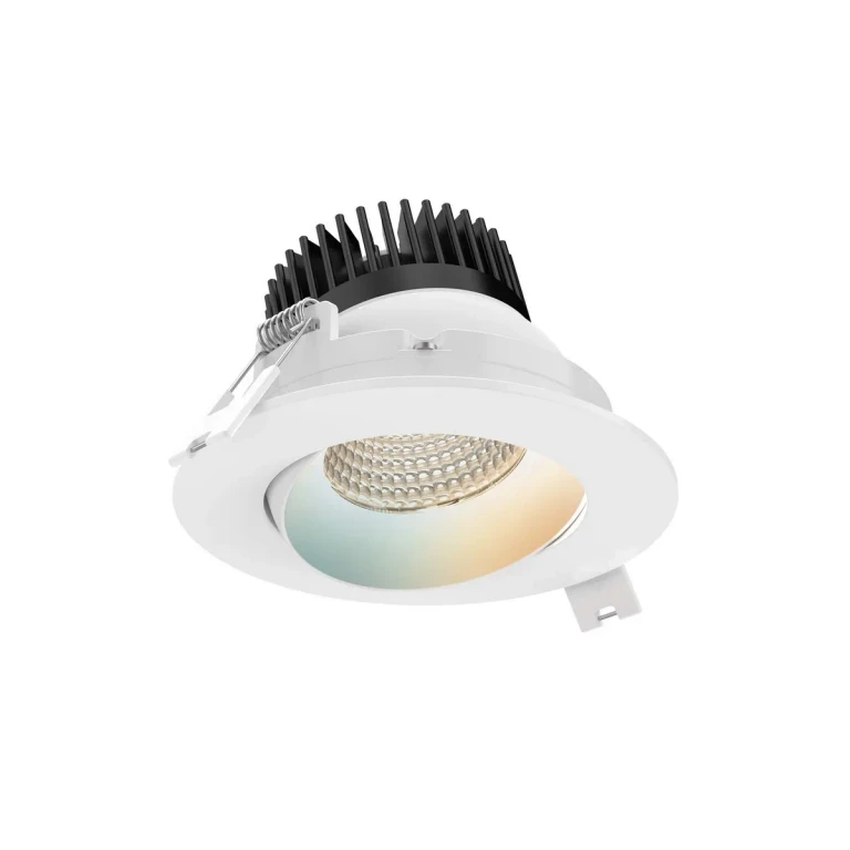 White Gimbal Recessed Downlight