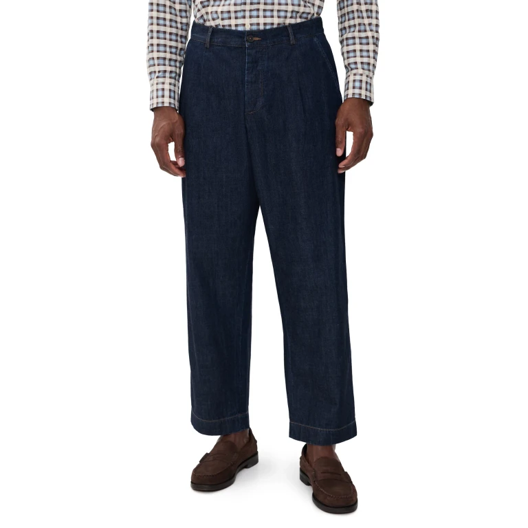 Universal Works Kaihara Denim Duke Pants Kaihara Lt Wt Denim Indigo 34