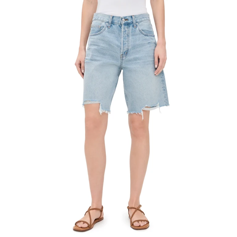 Madewell The Essex Long Baggy Shorts Londe Wash 26