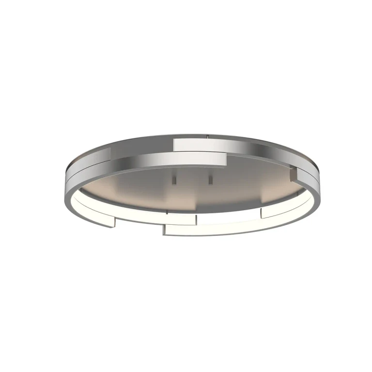 Brushed Nickel LED Flush Mount from the Anello Minor Collection