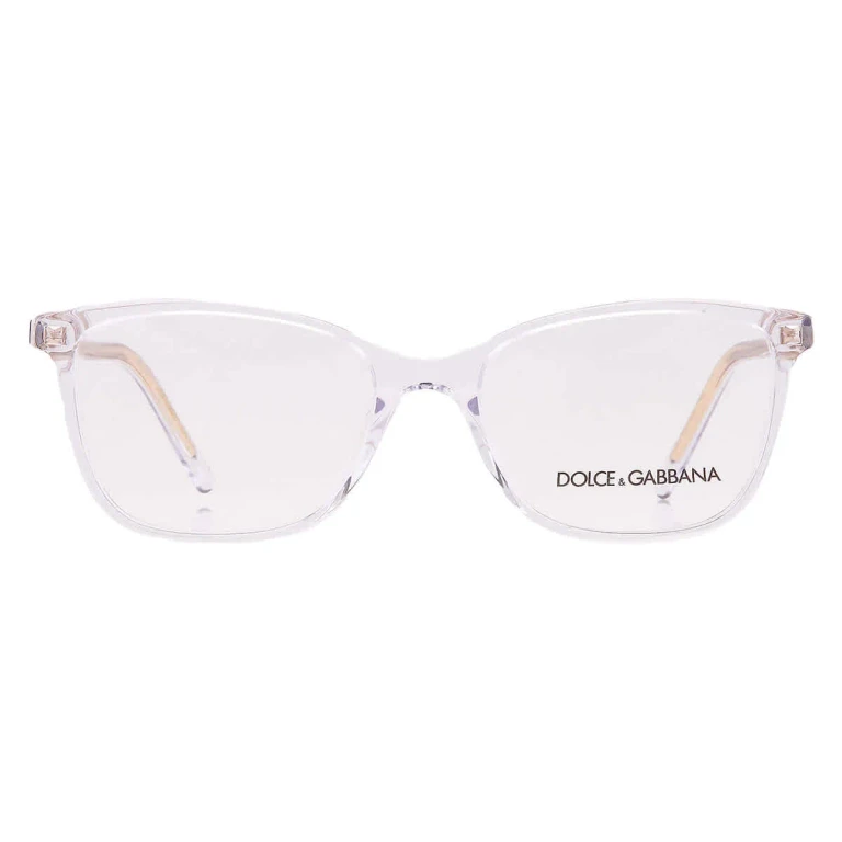 Dolce and Gabbana Demo Square Ladies Eyeglasses DG3424 3133 52
