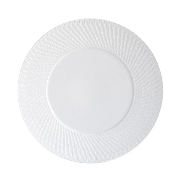 Bernardaud Twist White Collection Service Plate