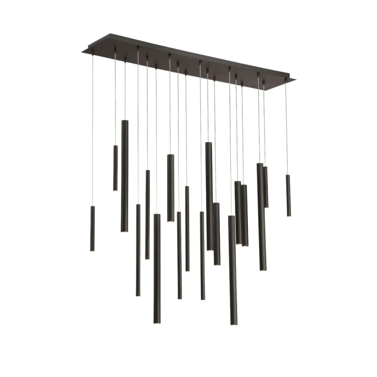 Black LED Chandelier from the Santana Collection