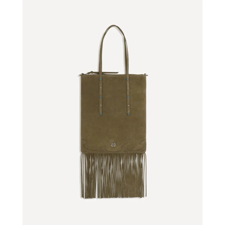 PINKO Suede Shoulder Bag Female UNI