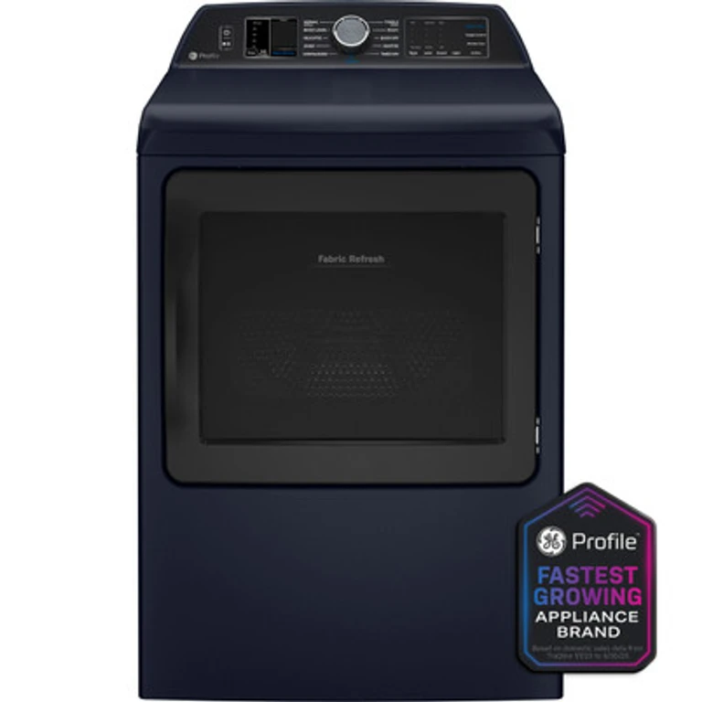 ™ ENERGY STAR® 7.3 cu. ft. Capacity Smart Gas Dryer with Fabric Refresh in Sapphire Blue size 43.875 H x 27 W x 31 D | PTD90GBPTRS