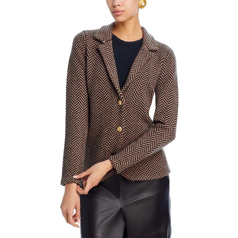 Notch Lapel Cashmere Blazer - Exclusive