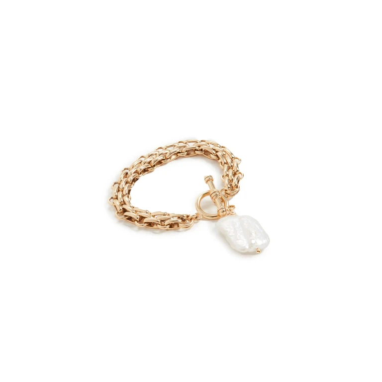 Brinker + Eliza Penny Bracelet Gold One Size
