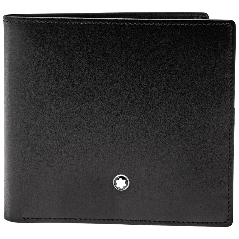 Montblanc Meisterstuck 8 CC Black Leather Wallet 7163