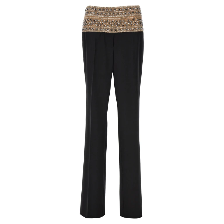 Black Wool Dress Pants - Women