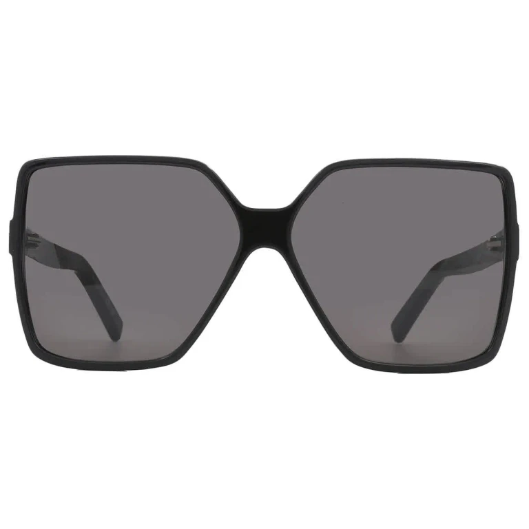 Saint Laurent Grey Oversized Ladies Sunglasses SL 232 BETTY 001 63
