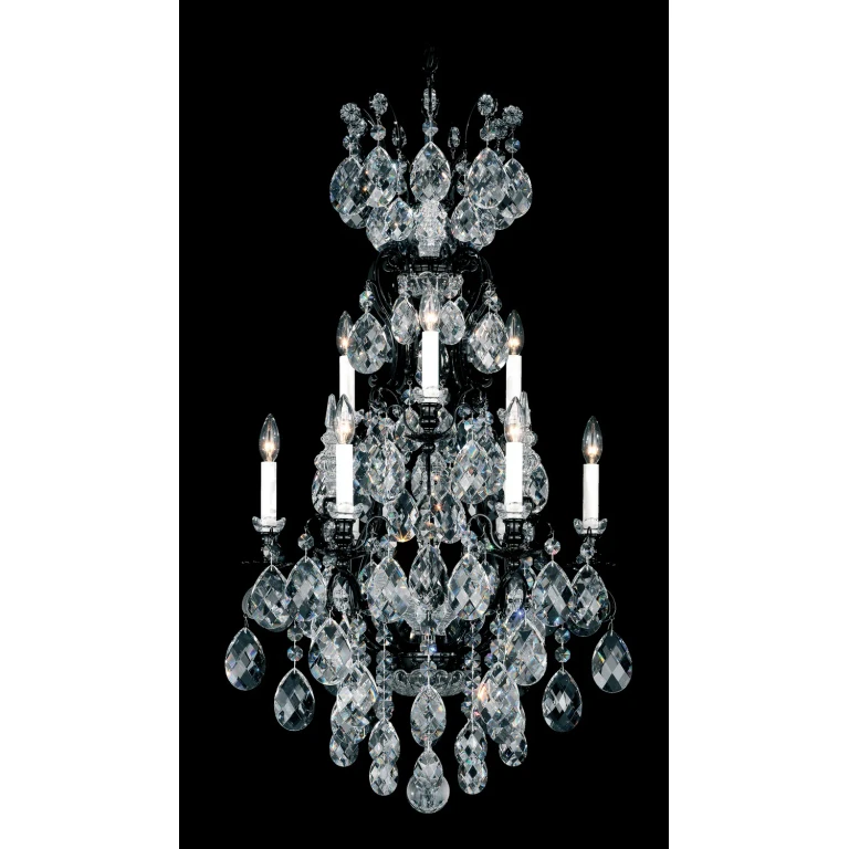 Renaissance 9-Light Chandelier in Antique Silver