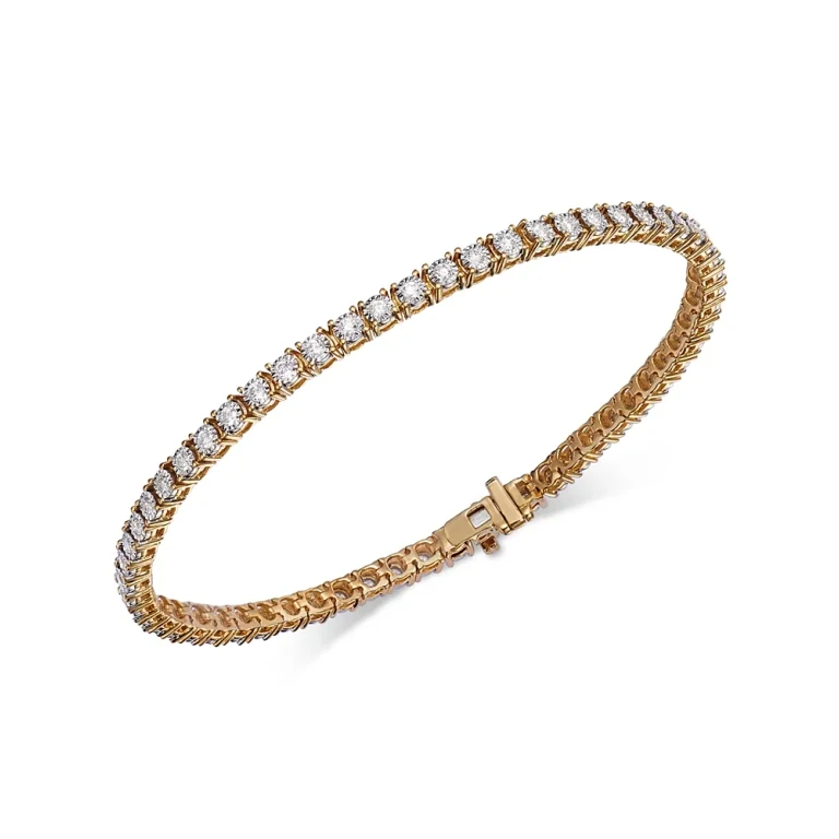 Diamond Tennis Bracelet in 14K Yellow Gold, 1.0 tcw
