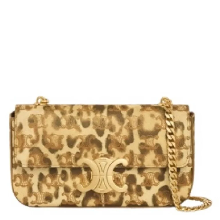 Celine All Over Print Chain Shoulder Bag