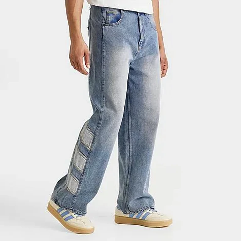 adidas Men's Originals Relaxed Denim Jeans in Indigo Size: 30