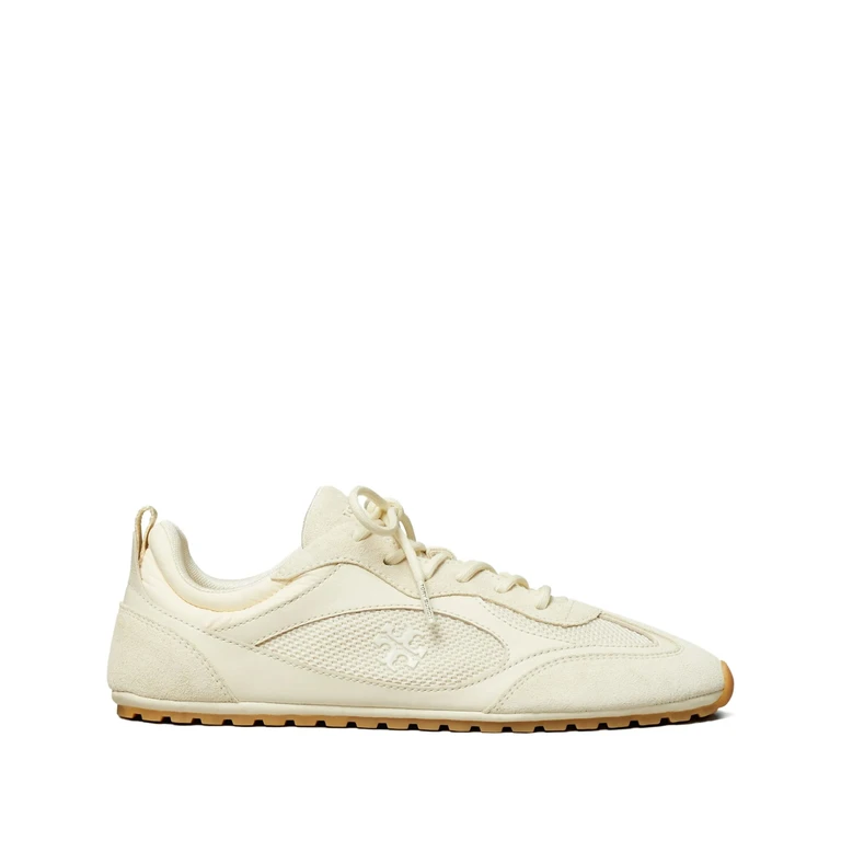 Tory Burch Field Sneaker Nude & Neutrals Suede Calzature - Women