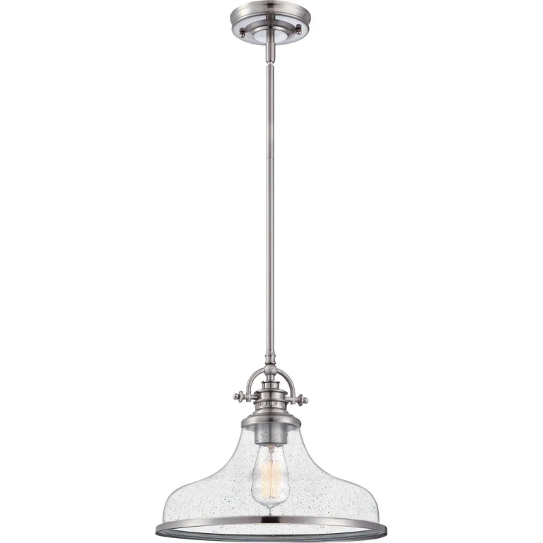 Quoizel Grant Pendant Light in Brushed Nickel