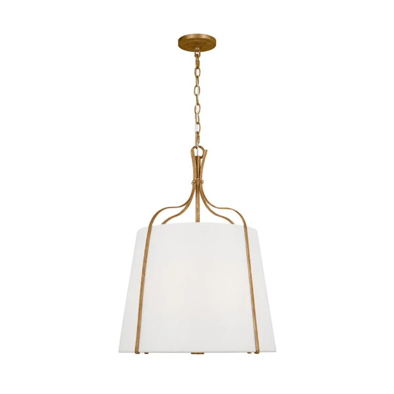 Leander 3-Light Pendant Light in Antique Gild by Alexa Hampton