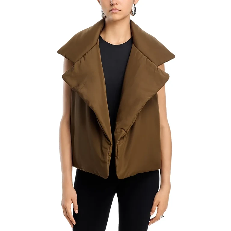 Norma Kamali Sleeveless Sleeping Bag Vest