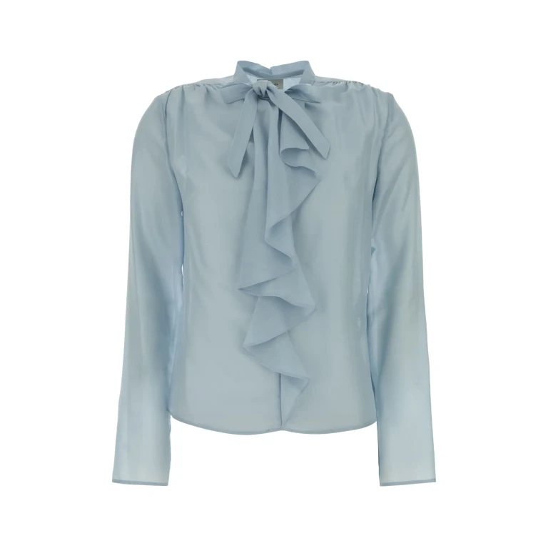 Jacob Cohen Blusa Con Volant Davanti