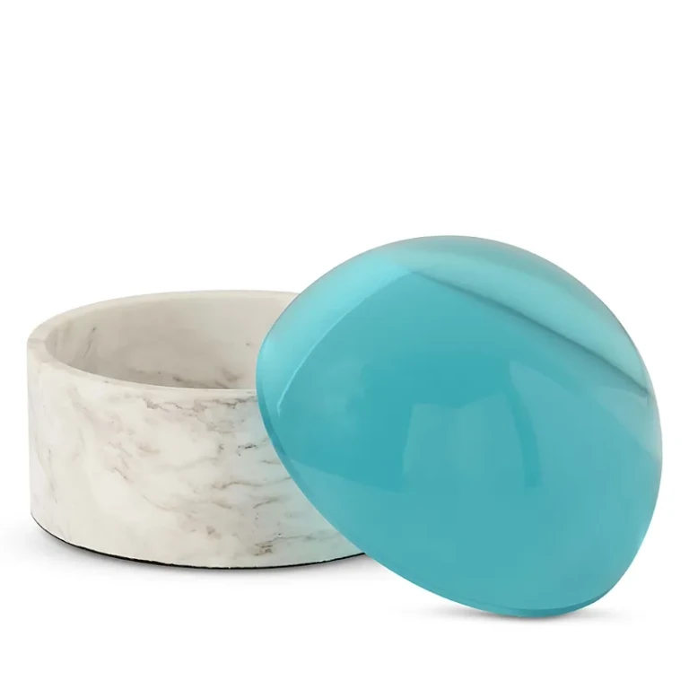 Jonathan Adler Medium Globo Box - Aqua