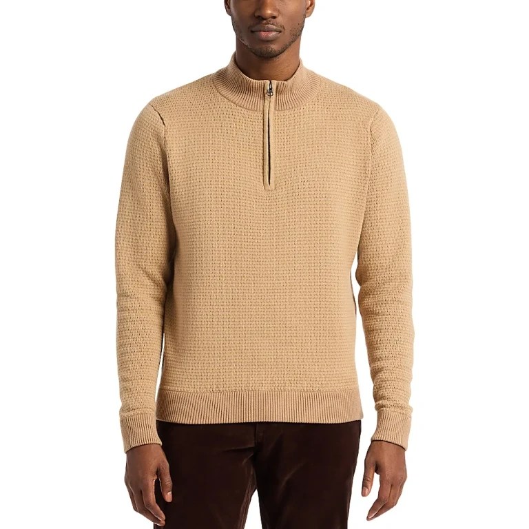 Robert Graham Walton Long Sleeve Quarter Zip Sweater