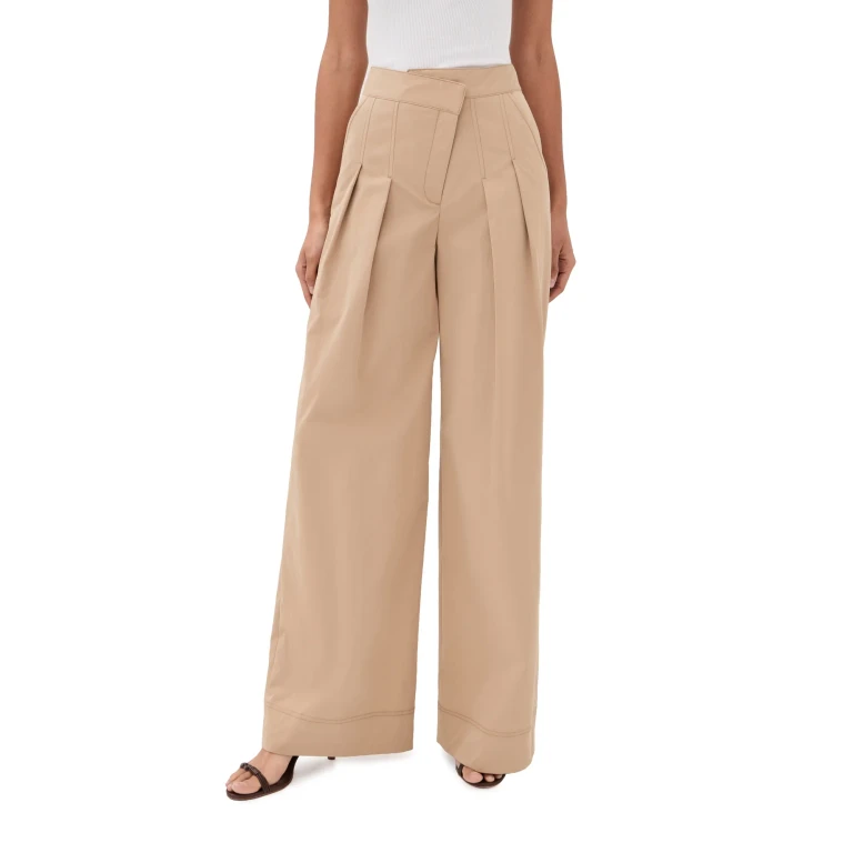 Veronica Beard Heron Pants Khaki 12