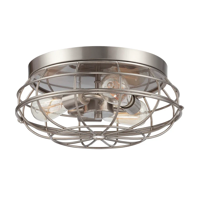 Savoy House Scout 3-Light Ceiling Light in Satin Nickel - 6-8074-15-SN