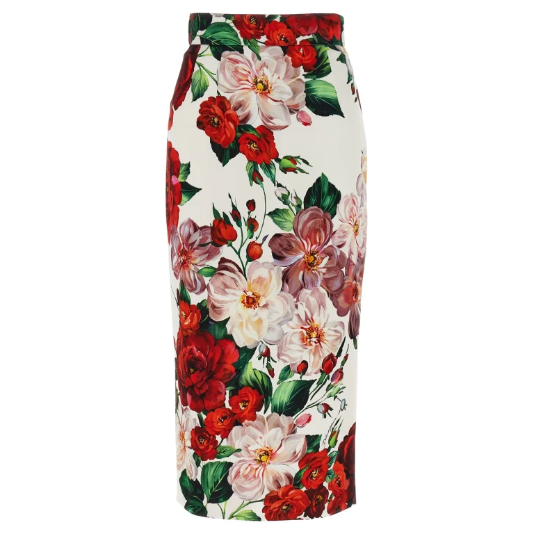 Dolce & Gabbana Floral Longuette Skirt