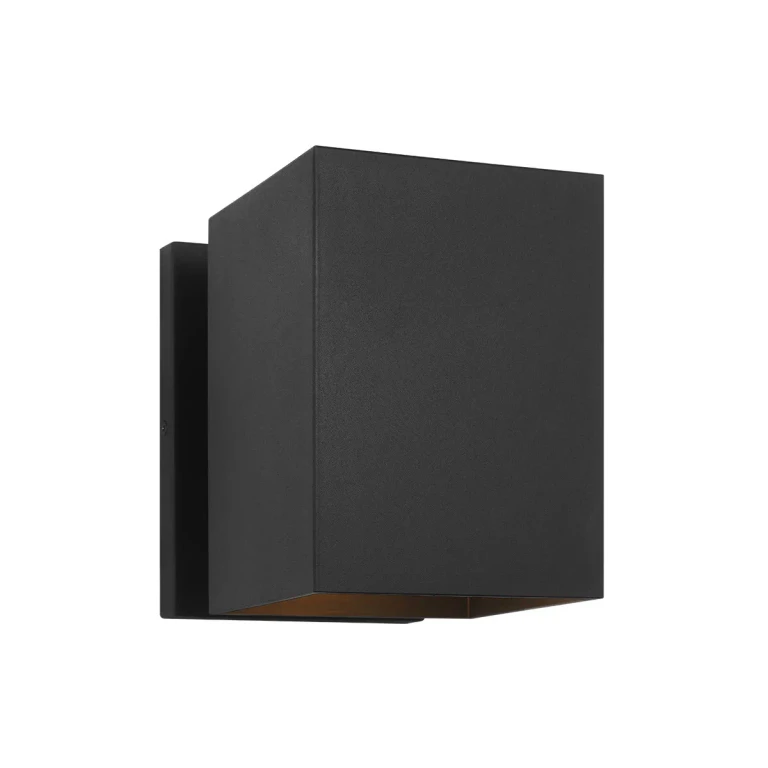 Textured Black Wall Lantern from the Pohl Collection