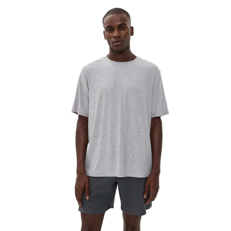 Beyond Yoga Featherweight Always Beyond Crew Tee 2.0 Nocturnal Navy L