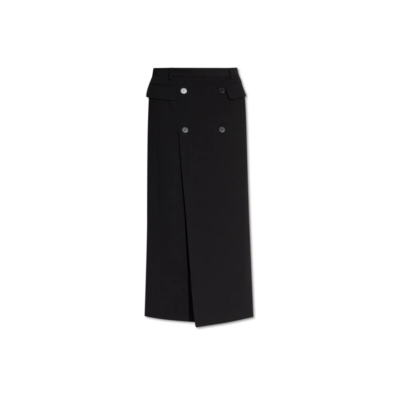 Balenciaga Skirt With Decorative Buttons