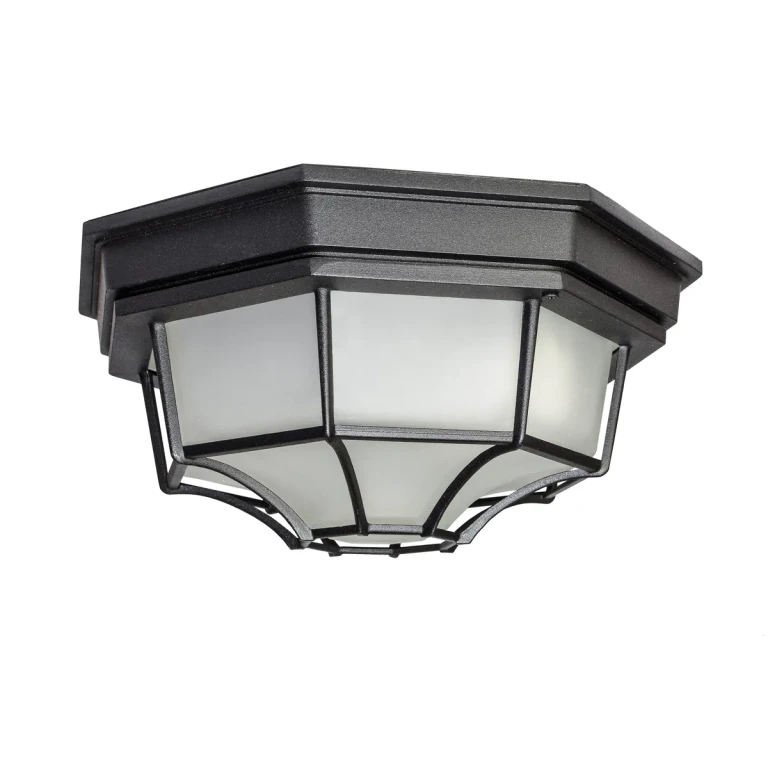Maxim Crown Hill Led E26 Outdoor Ceiling Light in Black - 67920BK