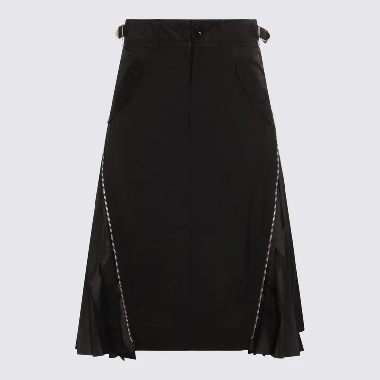 Givenchy Black Midi Skirt