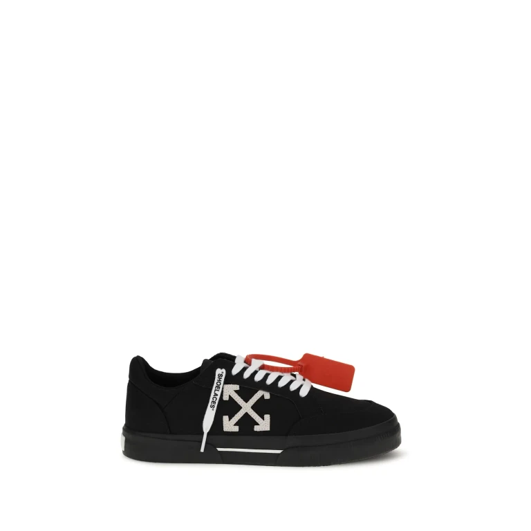 Off-White New Low Vulcanized Canvas Sneakers
