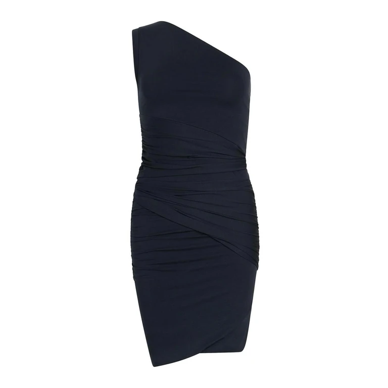 Patou Stretch Cotton One-shoulder Dress