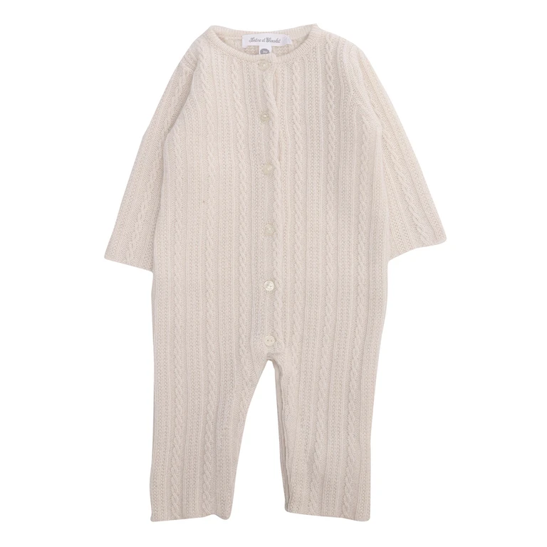 Tartine & Chocolat Cashmere romper Cream - Kids