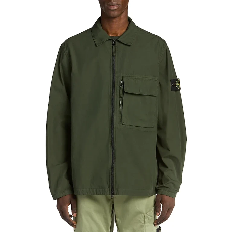 Stone Island Juniper Zip Front Shirt Jacket