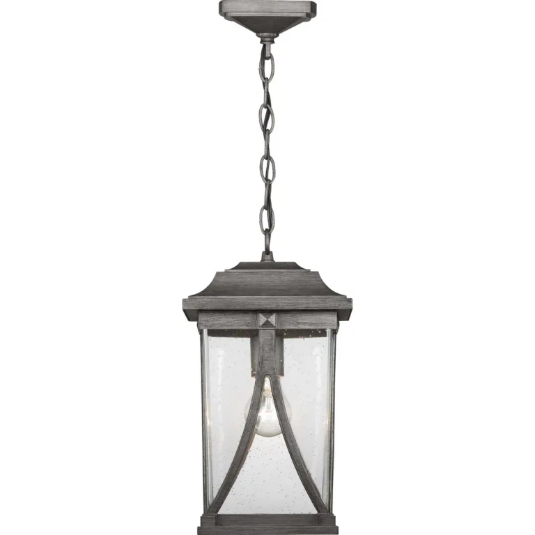 Antique Pewter One Light Hanging Lantern from the Abbott Collection